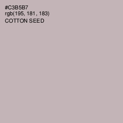 #C3B5B7 - Cotton Seed Color Image